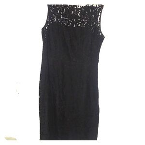 Black lace dress